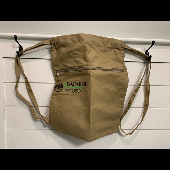 NWOT Bacardi Canvas Backpack - Picture 3 of 8